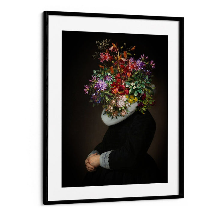 ELEGANT BAROQUE FLORAL HEAD