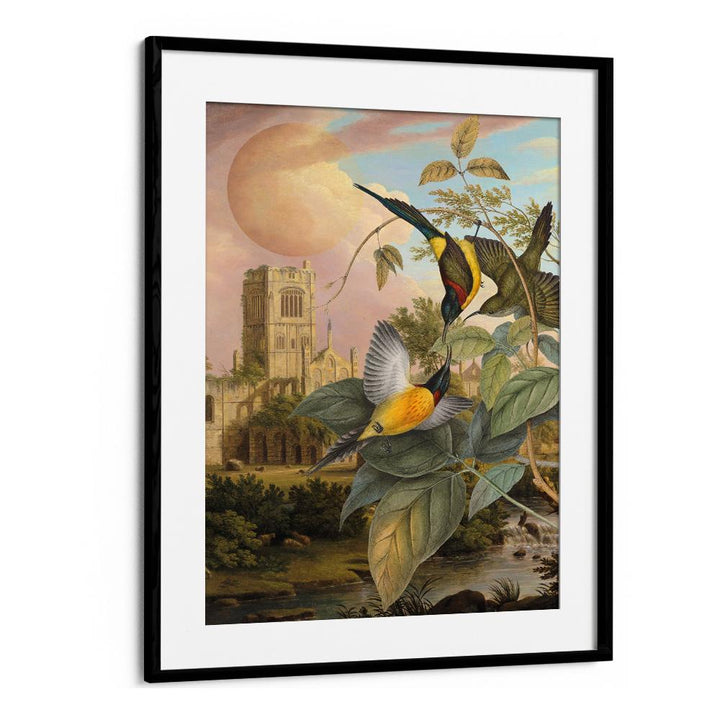EXOTIC BIRDS PASTEL MOON