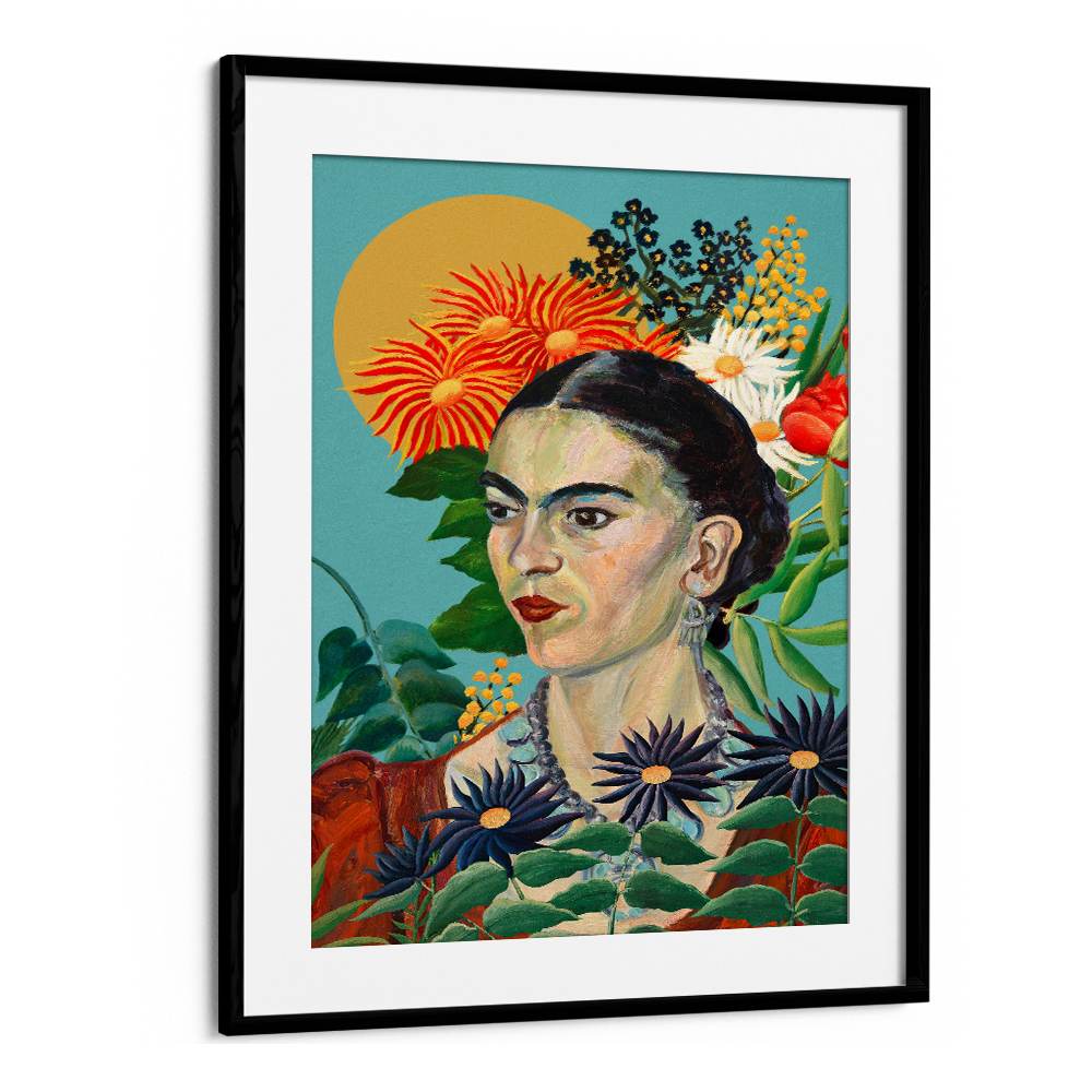 EXOTIC FLORAL PORTRAIT