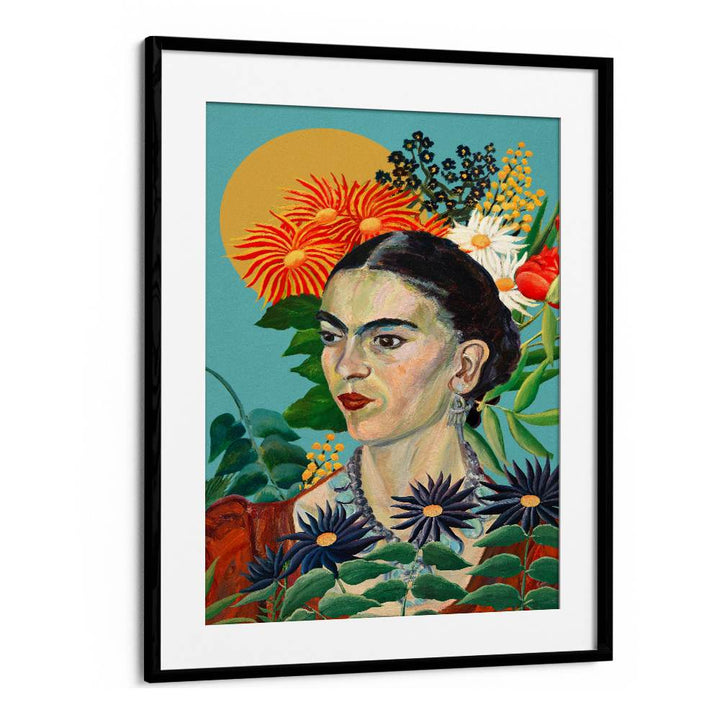 EXOTIC FLORAL PORTRAIT