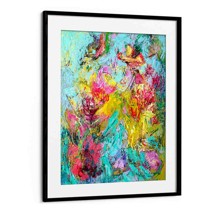 EXPRESSIONIST COLORFUL ABSTRACT III , ABSTRACT PAINTINGS