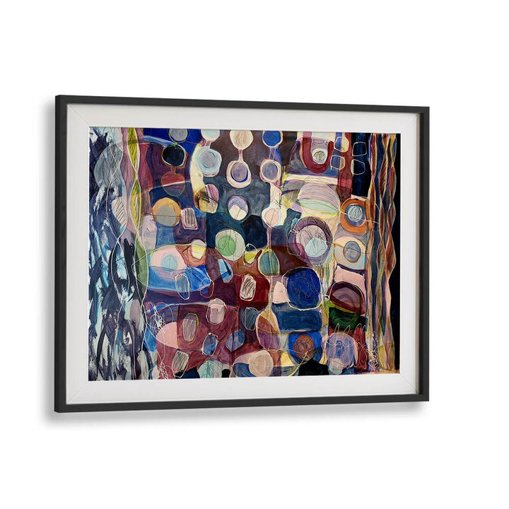 Vibrant ELEMENTS ORGANISEES I, ABSTRACT PAINTINGS enhancing spaces with dynamic colors and artistic expression.