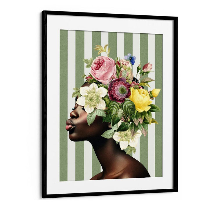 FLORAL WOMAN KISS