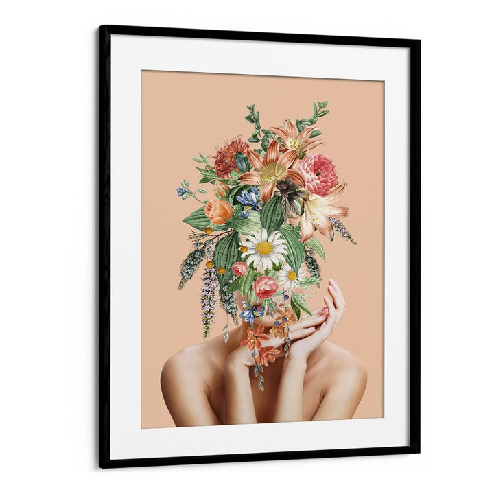 FLORAL WOMAN PORTRAIT