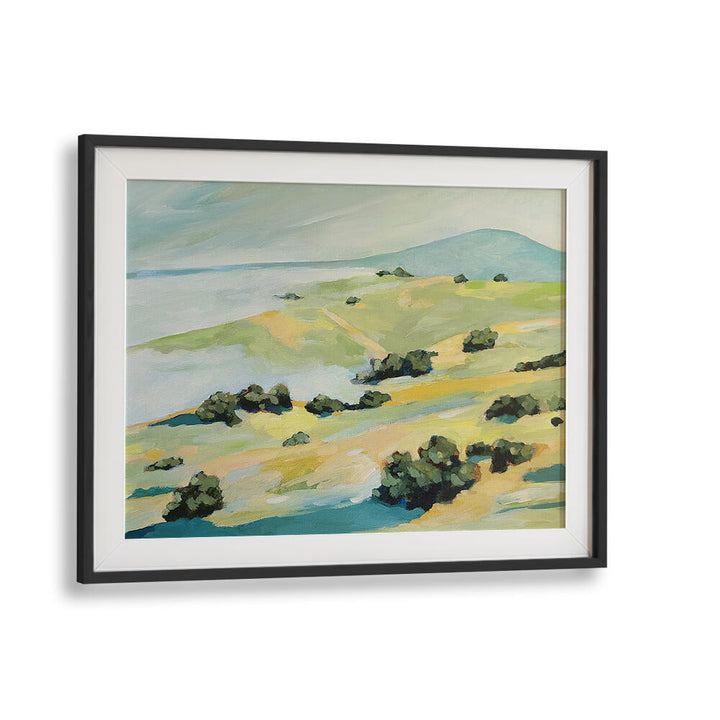 FOG AND HILLS , LANDSCAPE PAINTINGS