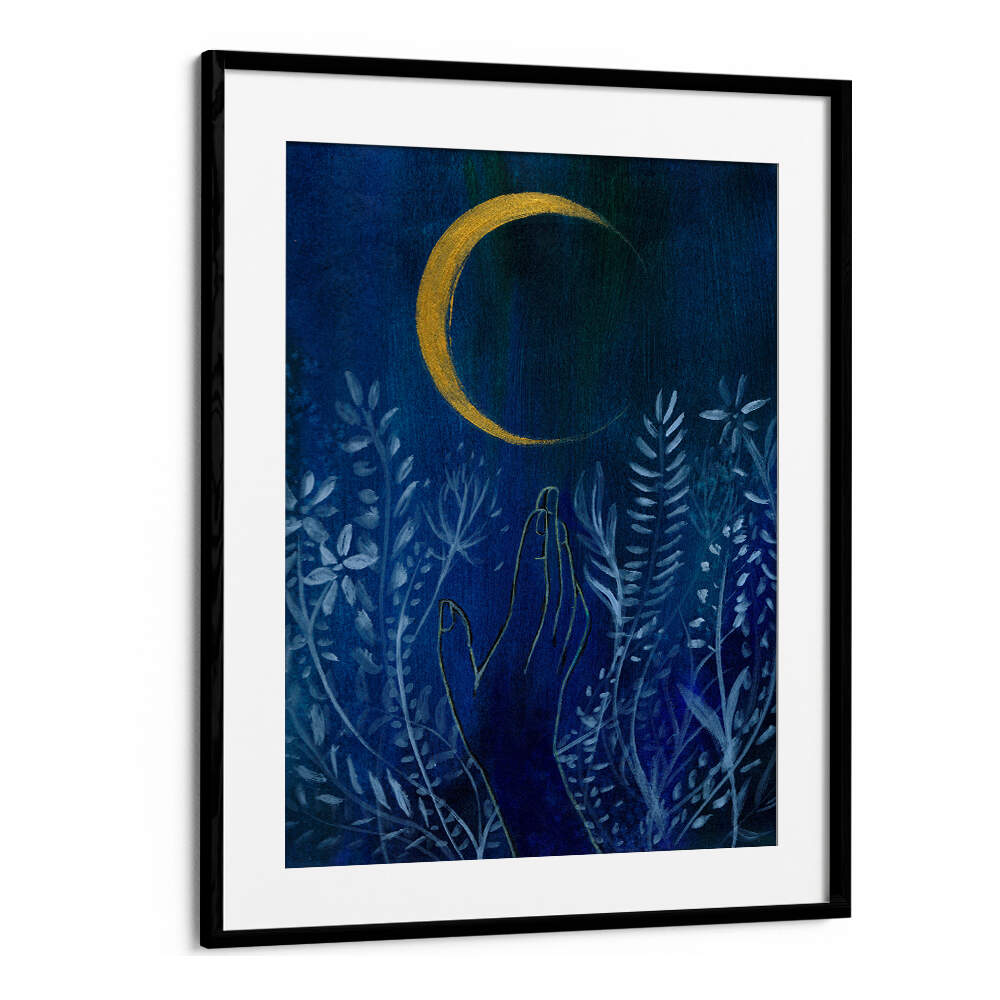 FLOWER MOON , FLORAL FLOWER PAINTINGS