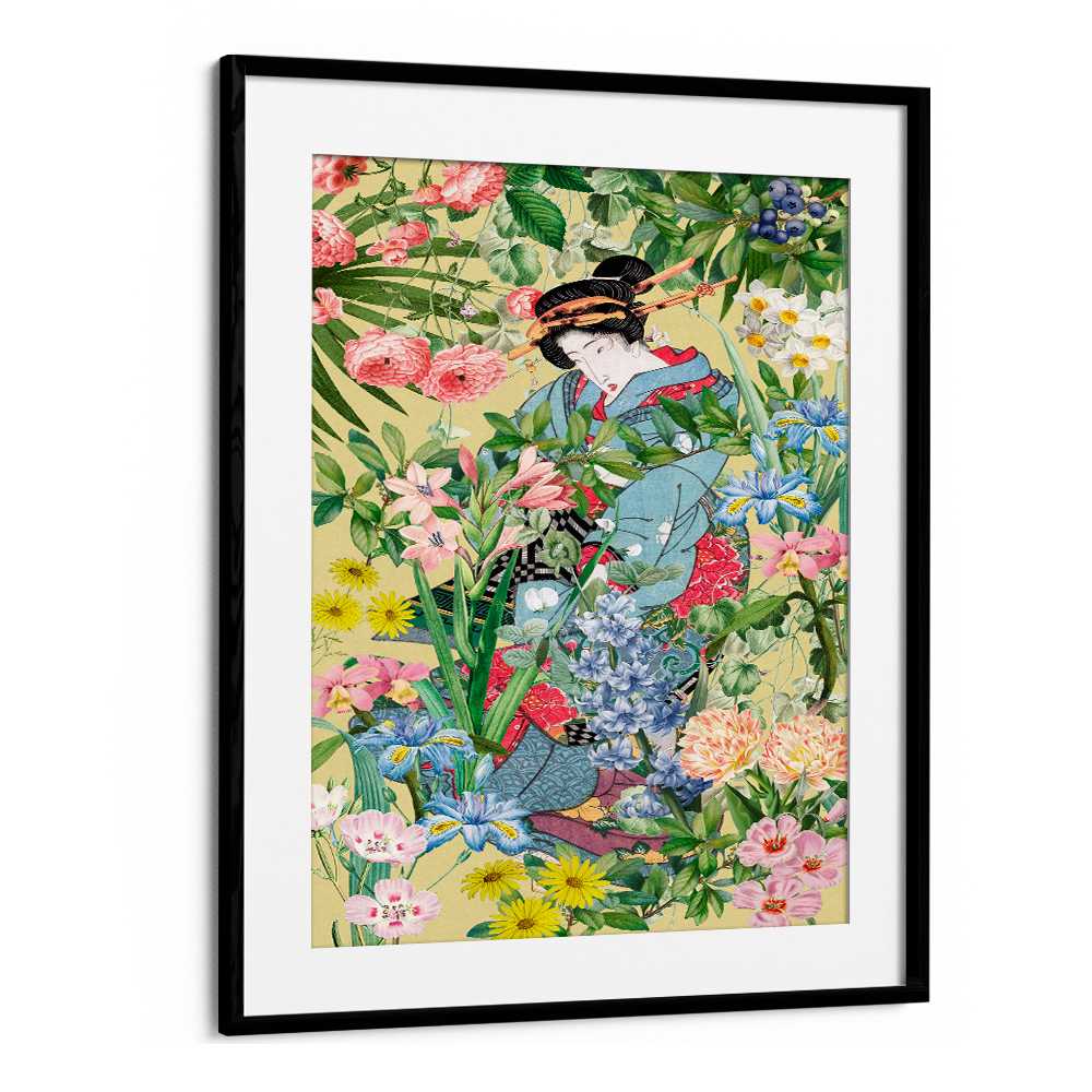 GEISHA AMONG FLOWERS