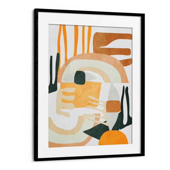 GEOMETRIC SHAPES ABSTRACT HARMONY , BOHO ART PAINTINGS