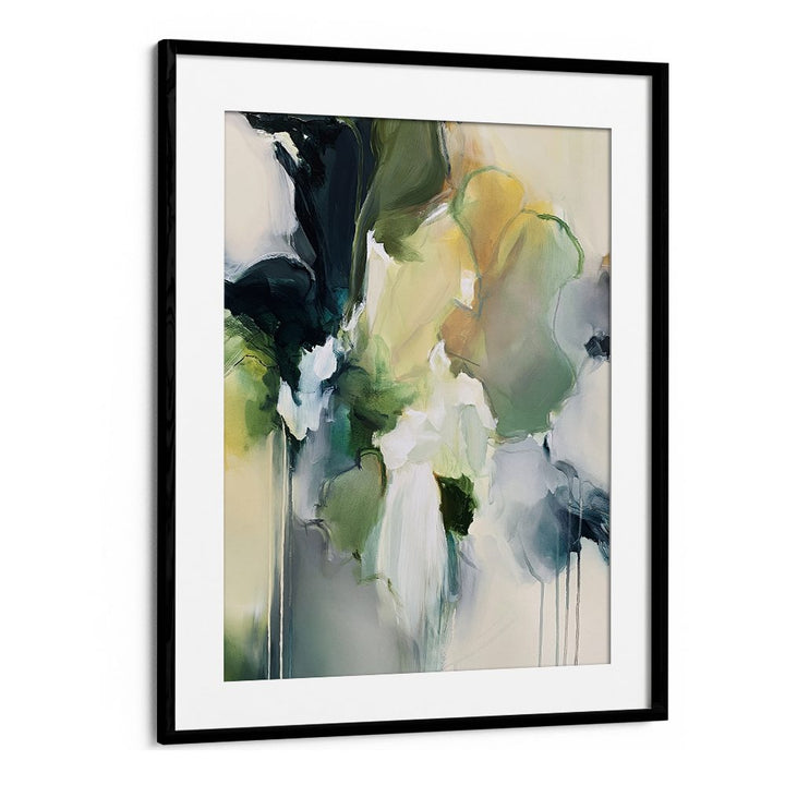 GREEN YELLOW ABSTRACT BLOOM