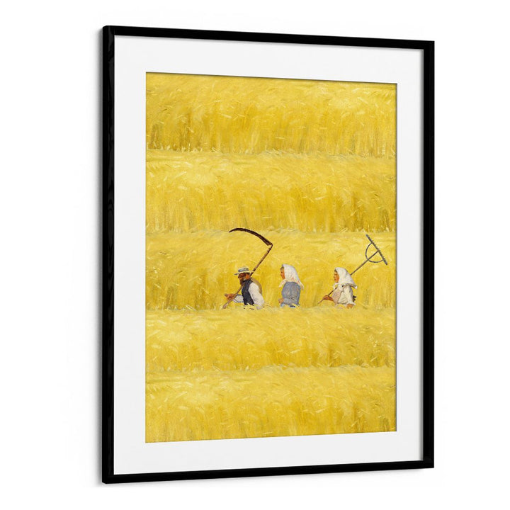 HARVESTING THE GOLDEN FIELD