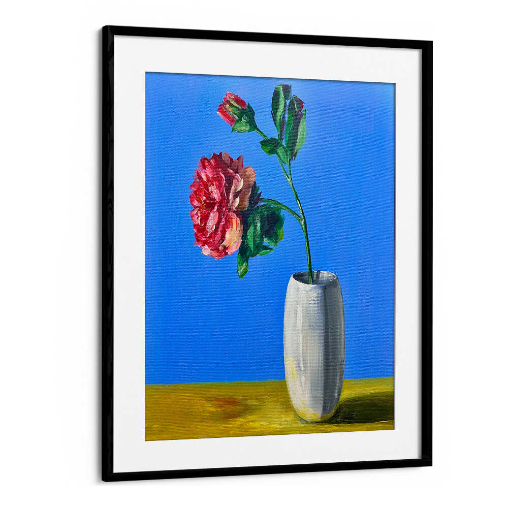 HIGH-CONTRAST PEONY PAINTING