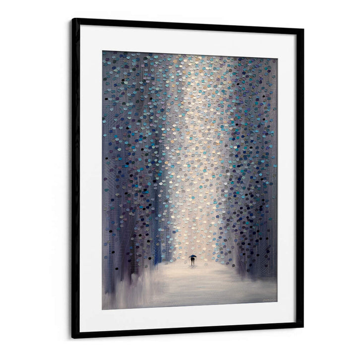 HAZY RAIN , MODERN IMPRESSIONISM PAINTINGS