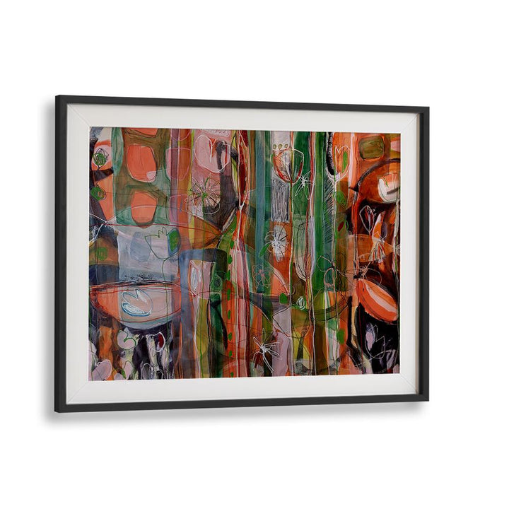 Bold and vibrant, JARDIN TROPICAL I, ABSTRACT PAINTINGS enhances any space with its stunning earth tones.