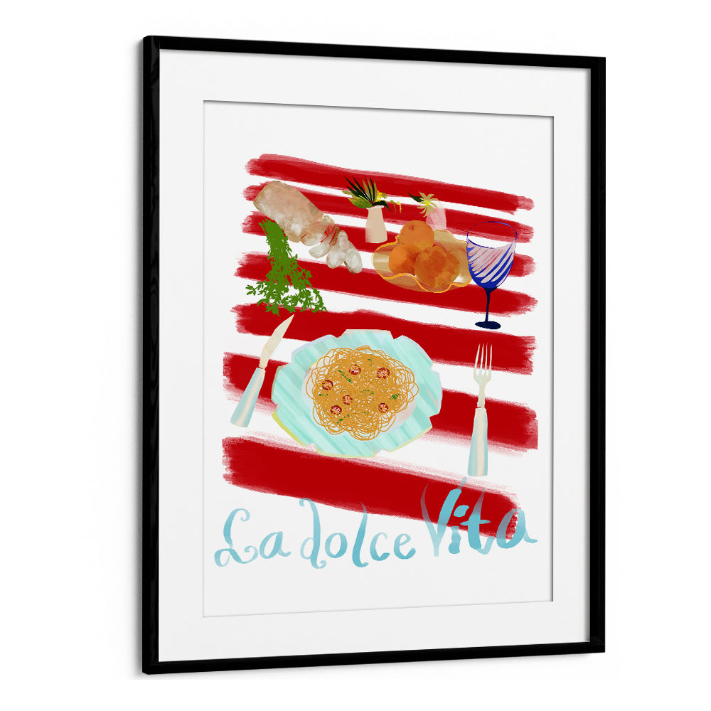 Brightly colored LA DOLCE VITA KITCHEN POSTERS featuring Italian cuisine, perfect for adding charm to any space.