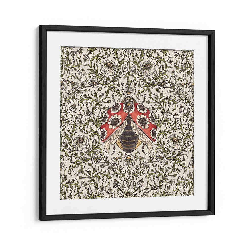 LADYBUG AND DAISY , PATTERN ART PRINTS
