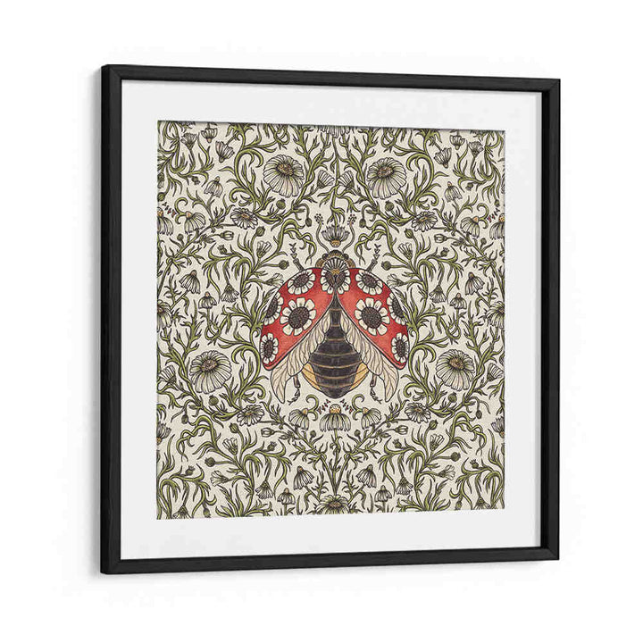 LADYBUG AND DAISY , PATTERN ART PRINTS