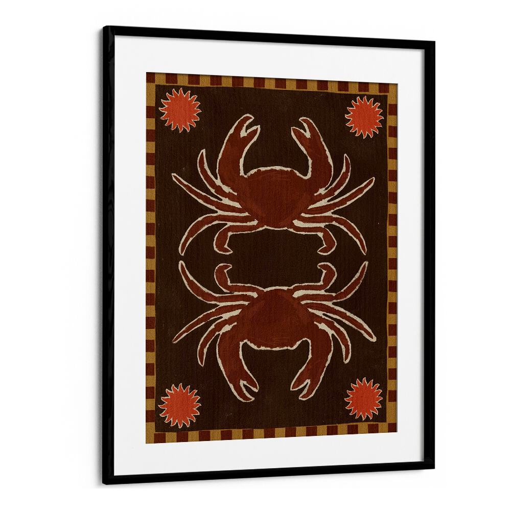 Transform your space with the CRAB MIRROR DANCE, BAR art piece, perfect for cafes and stylish decor.
