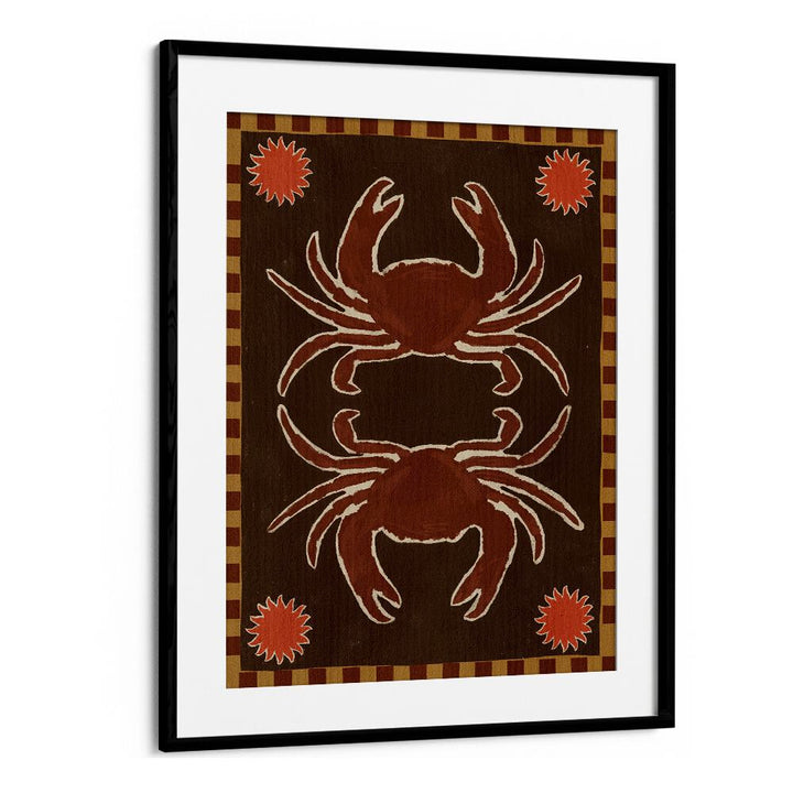Transform your space with the CRAB MIRROR DANCE, BAR art piece, perfect for cafes and stylish decor.