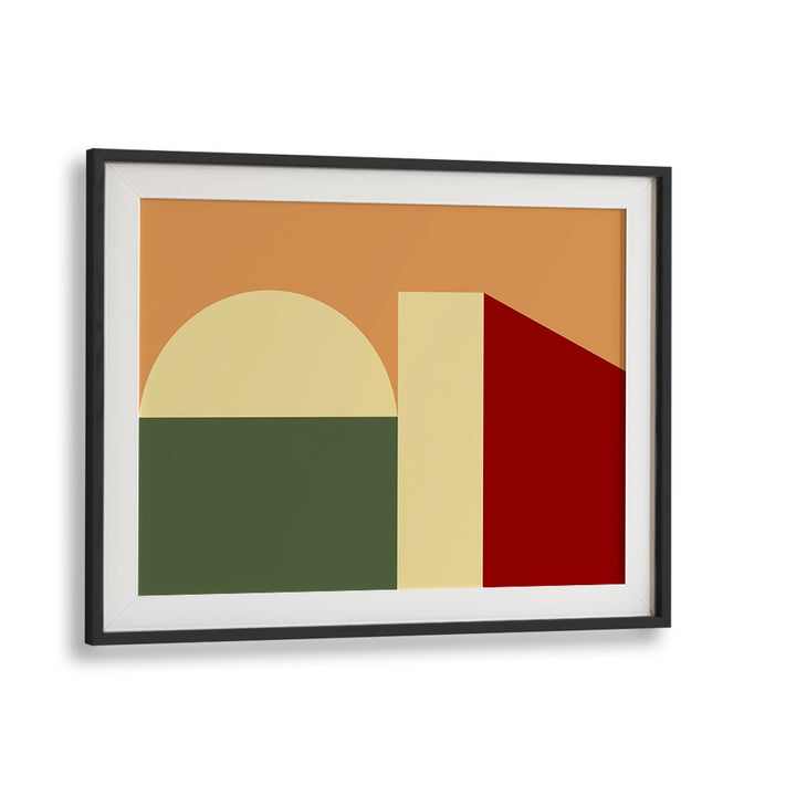 Stylish MODERN TERRA SHAPES, GEOMETRIC ART PRINTS featuring bold colors and geometric designs, perfect for modern decor.