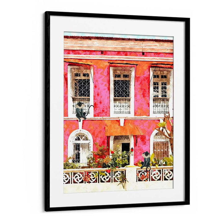 MONKEYS ON PINK HOUSE