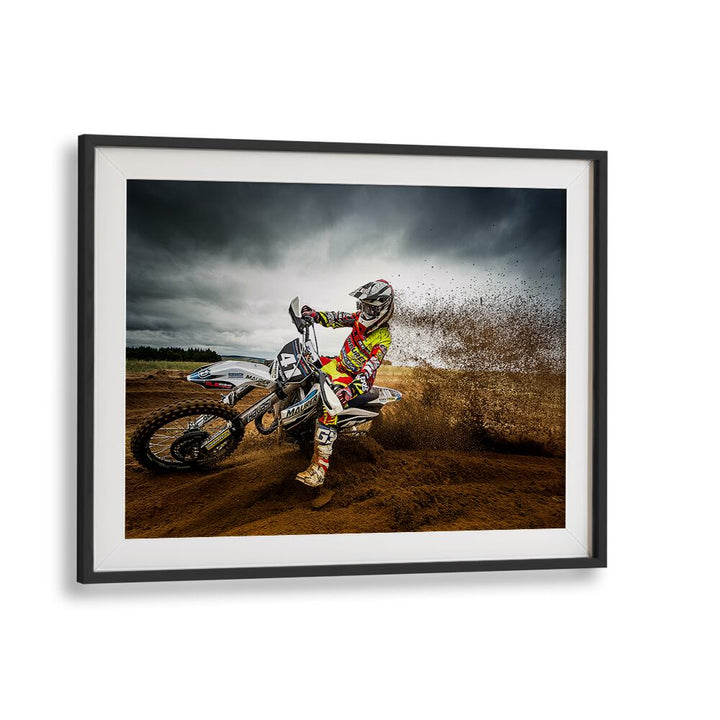 Dynamic motocross action captured in stunning photography prints, perfect for thrill-seekers and art lovers alike.