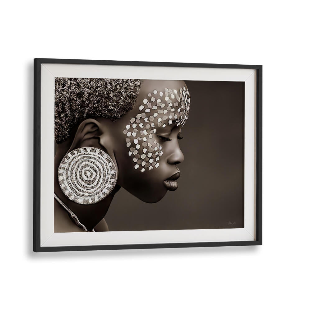 Captivating MURSI GIRL, PORTRAITS showcasing unique beauty and cultural depth in stunning artwork.
