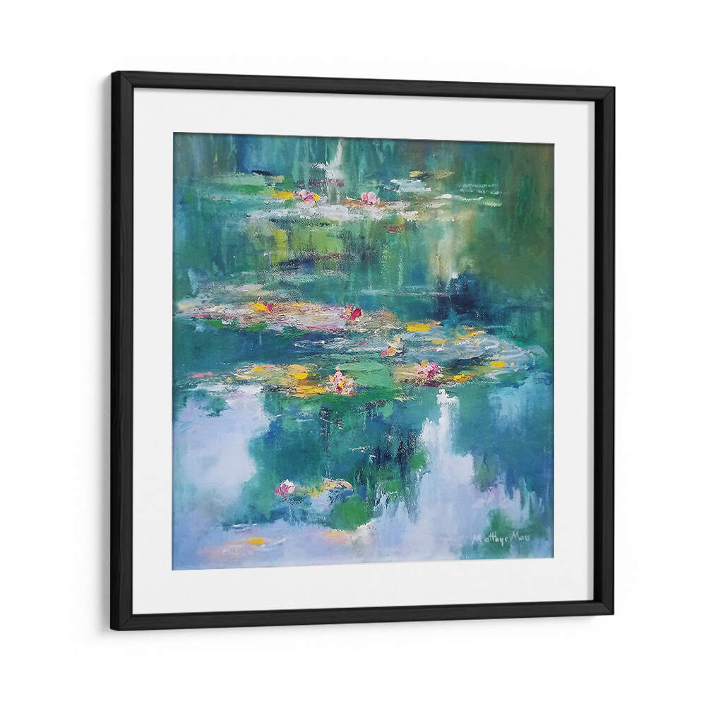 MYSTIC LILIES , FLORAL FLOWER PAINTINGS