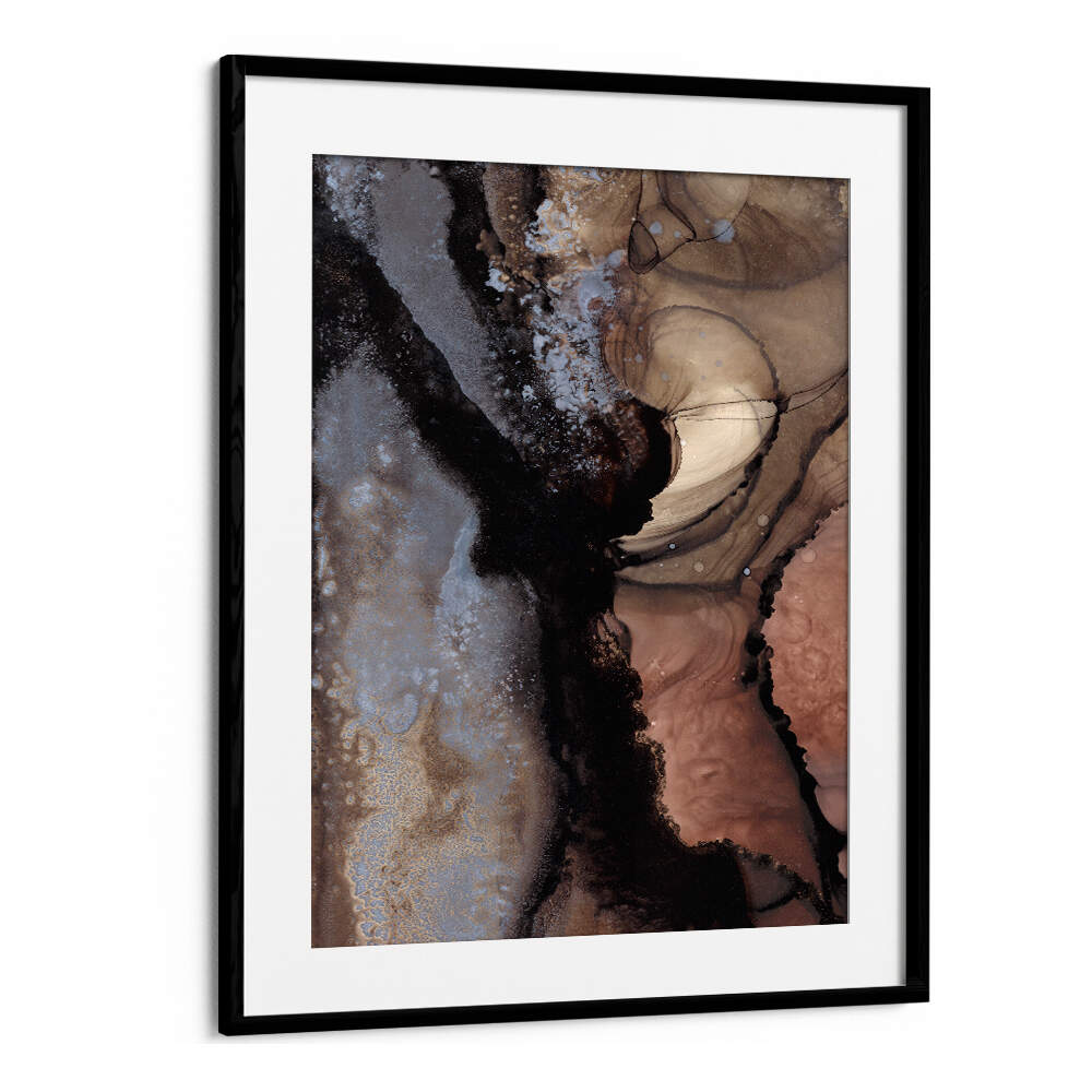 ORGANIC SHAPES WITH EARTHY TONES , ABSTRACT PAINTINGS