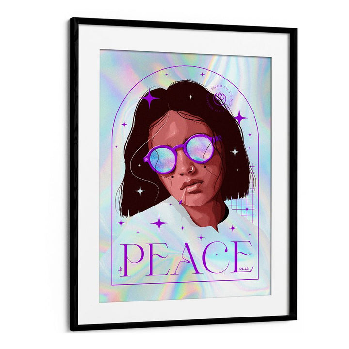 PEACEFUL PURPLE PORTRAIT