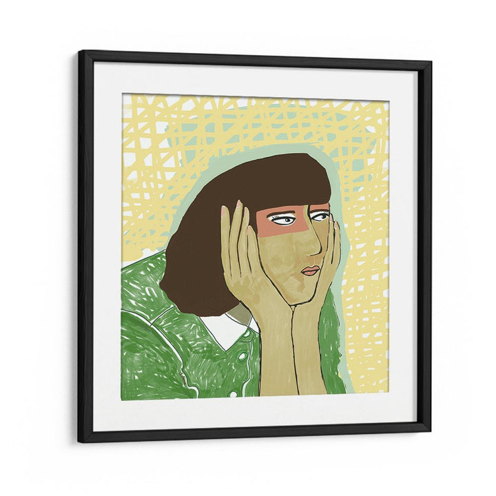 PENSIVE WOMAN PORTRAIT