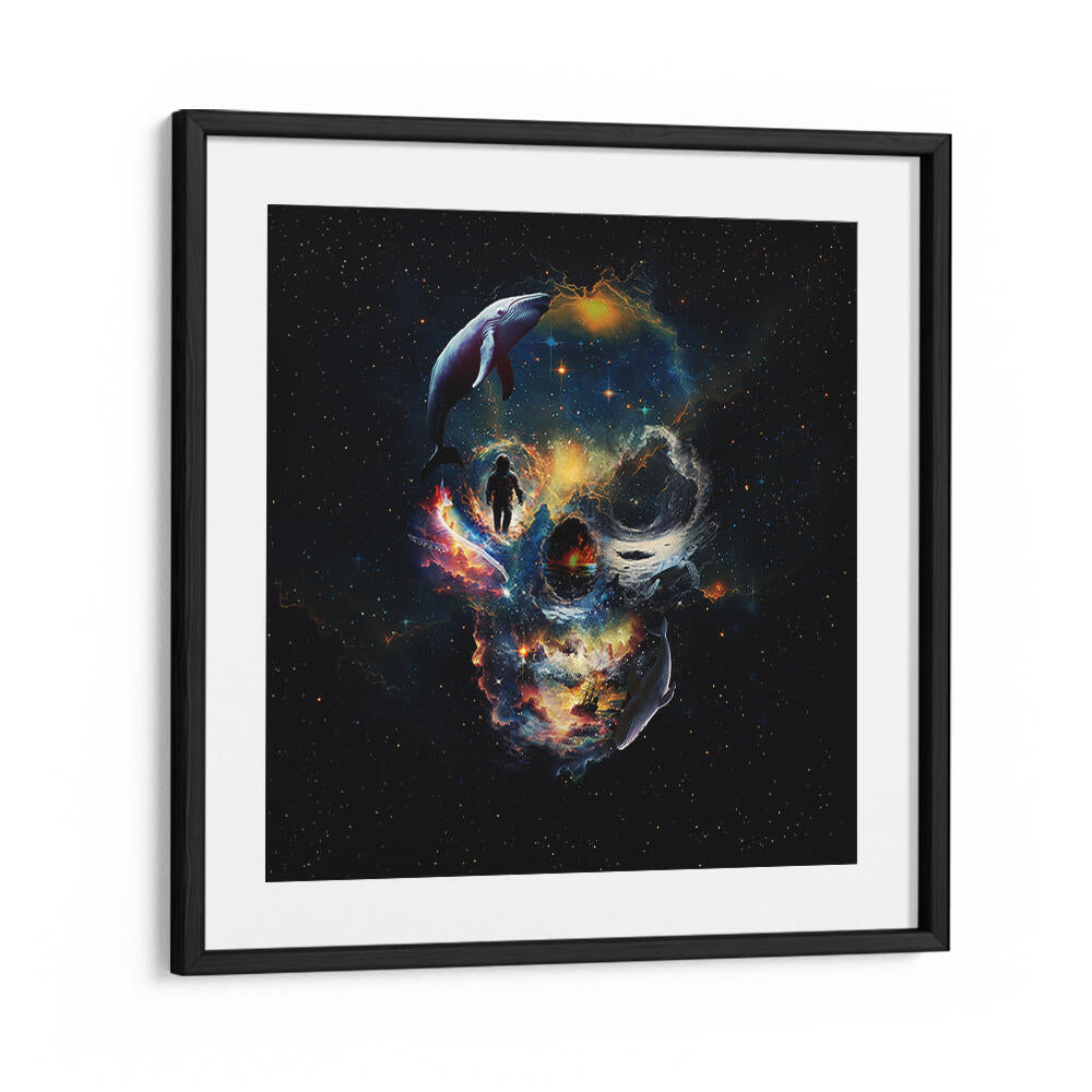 PORTAL SKULL , SURREAL ART PRINTS