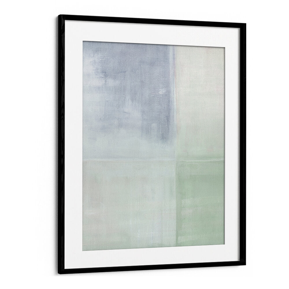 PASTEL PAINTED WALL GREY GREEN , ABSTRACT PAINTINGS