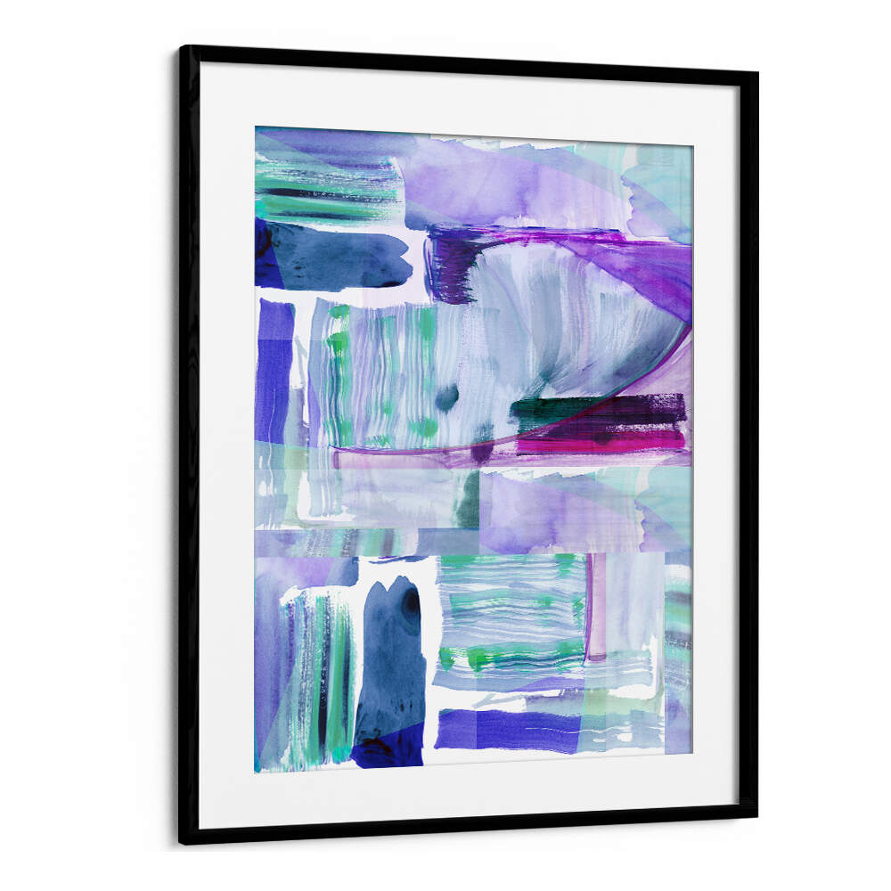 Vibrant PLUM PURPLE LILAC II, ABSTRACT PAINTINGS blend rich plum and soft lilac for a stunning home decor piece.