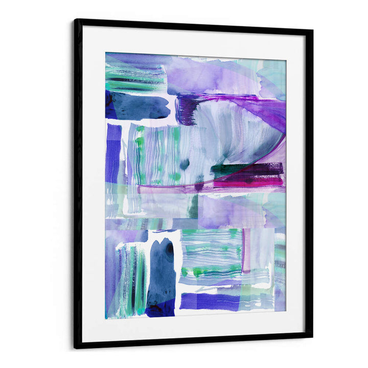 Vibrant PLUM PURPLE LILAC II, ABSTRACT PAINTINGS blend rich plum and soft lilac for a stunning home decor piece.