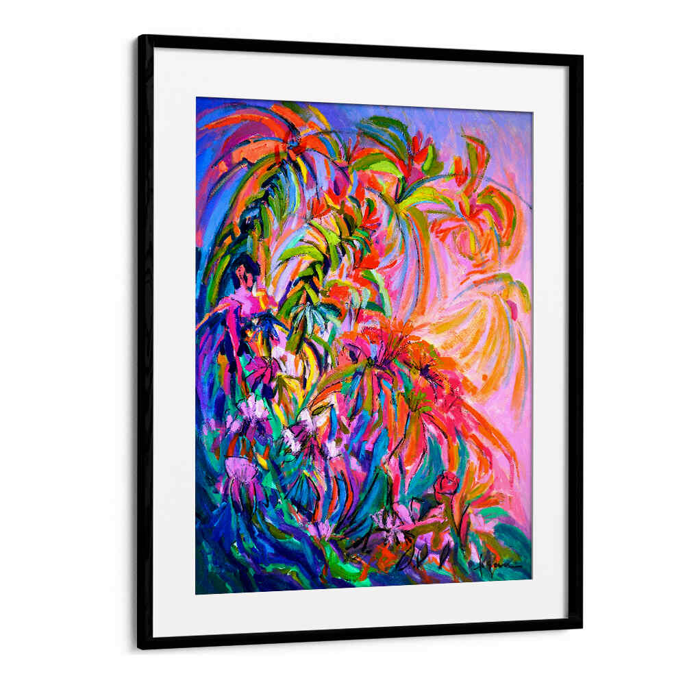 RADIANT FLORAL BALLET , ABSTRACT PAINTINGS