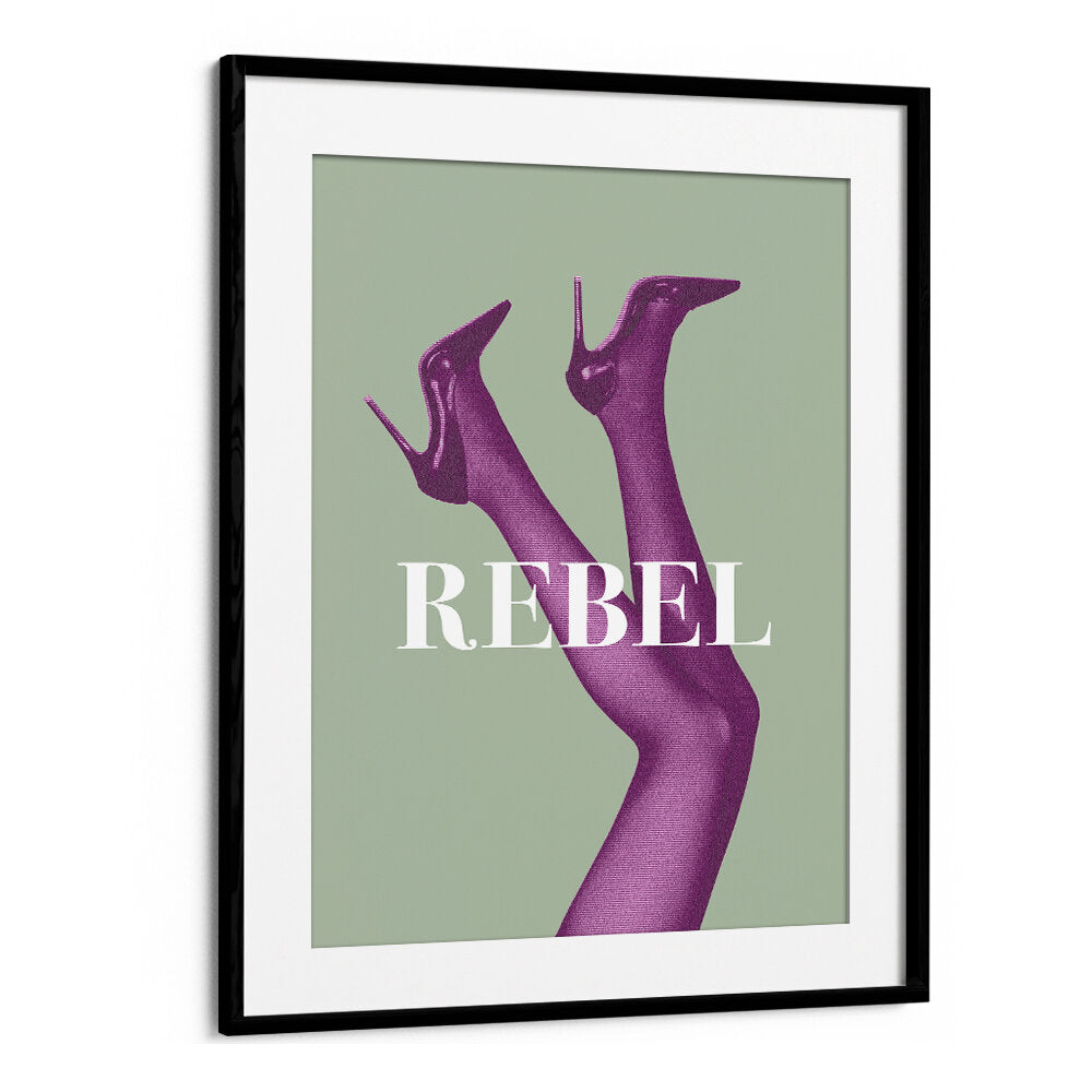Transform your space with the bold REBEL I, FASHION POSTERS showcasing striking contemporary fashion art.