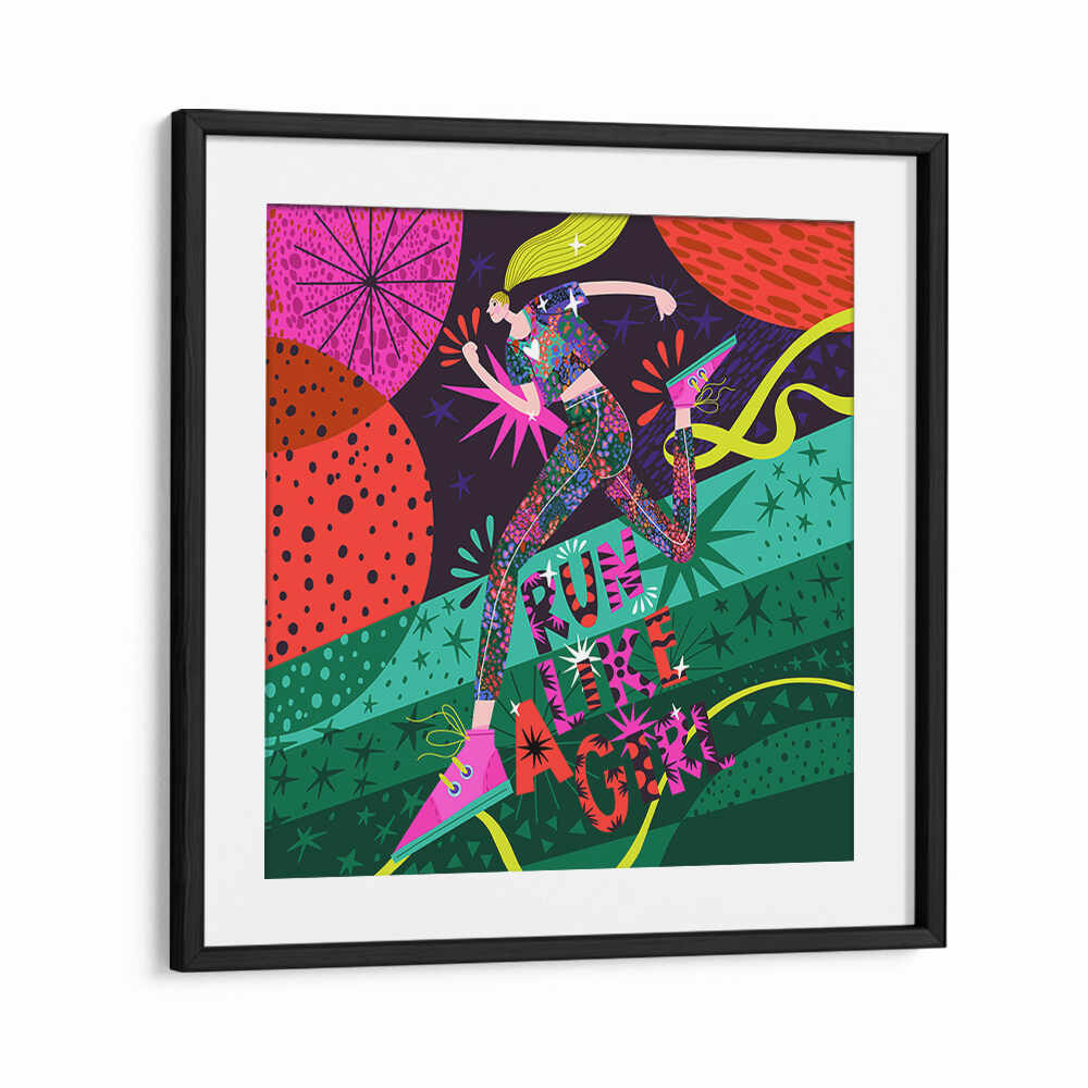 RUN LIKE A GIRL , FASHION POSTERS