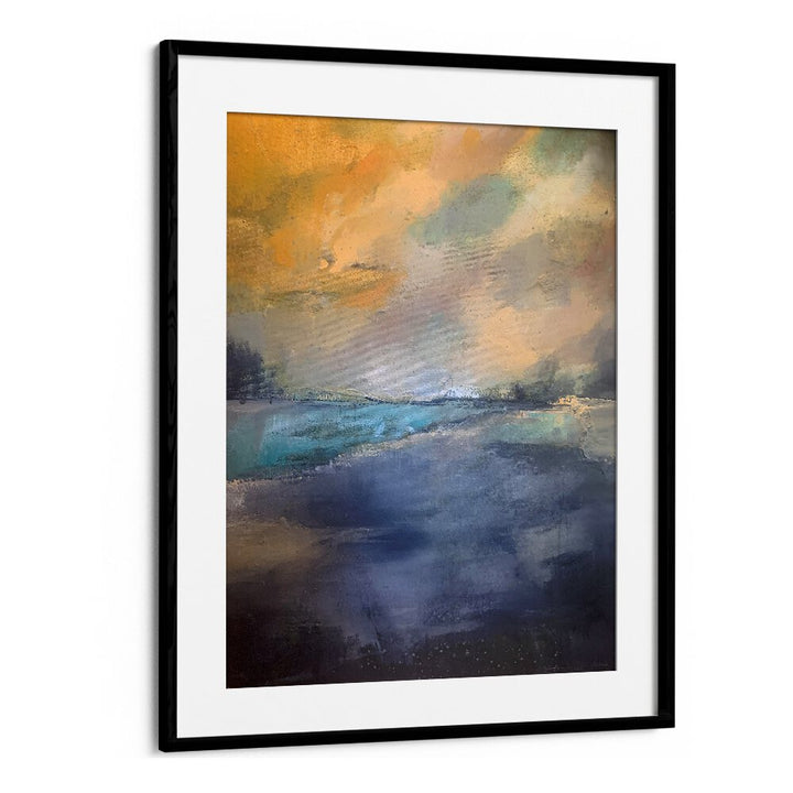 Vibrant SEA AND SKY LANDSCAPE, LANDSCAPE PAINTINGS, adding a stunning touch to your home decor with captivating colors.