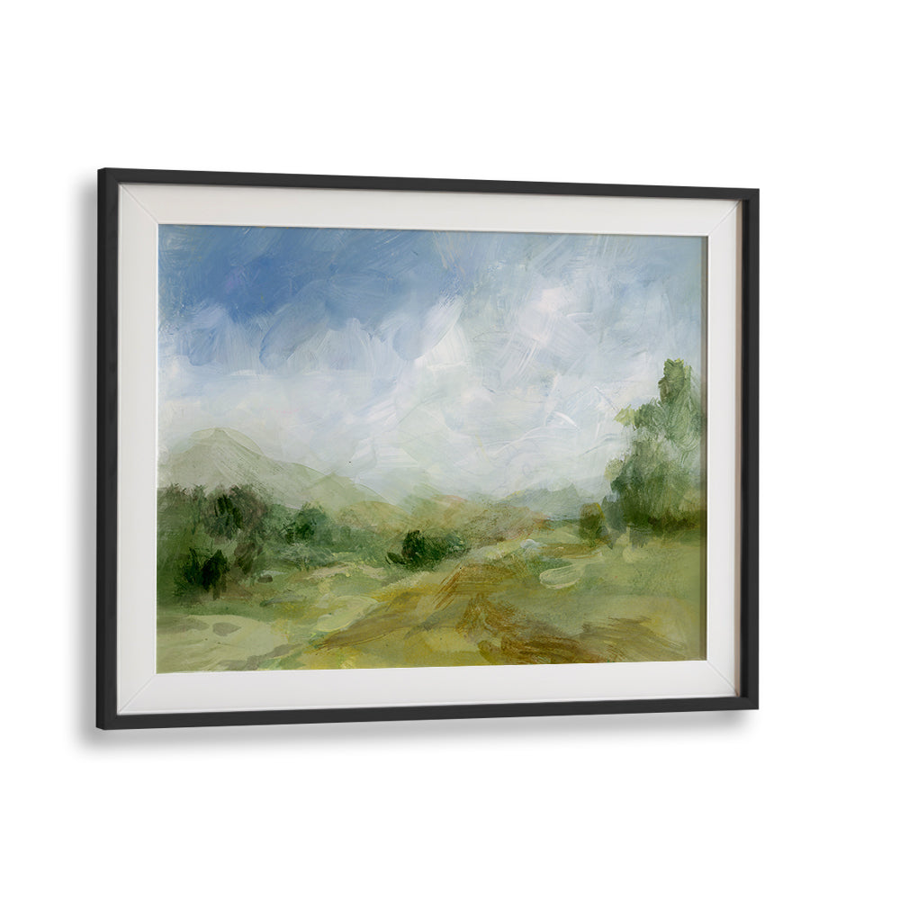 Serene Countryside Landscape Paintings showcasing tranquil rural scenery for a peaceful home ambiance.