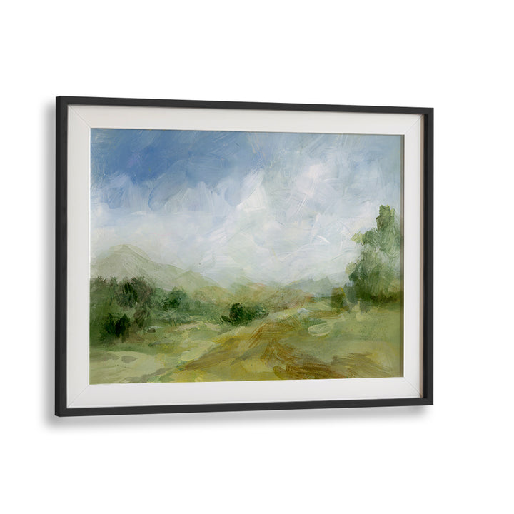 Serene Countryside Landscape Paintings showcasing tranquil rural scenery for a peaceful home ambiance.