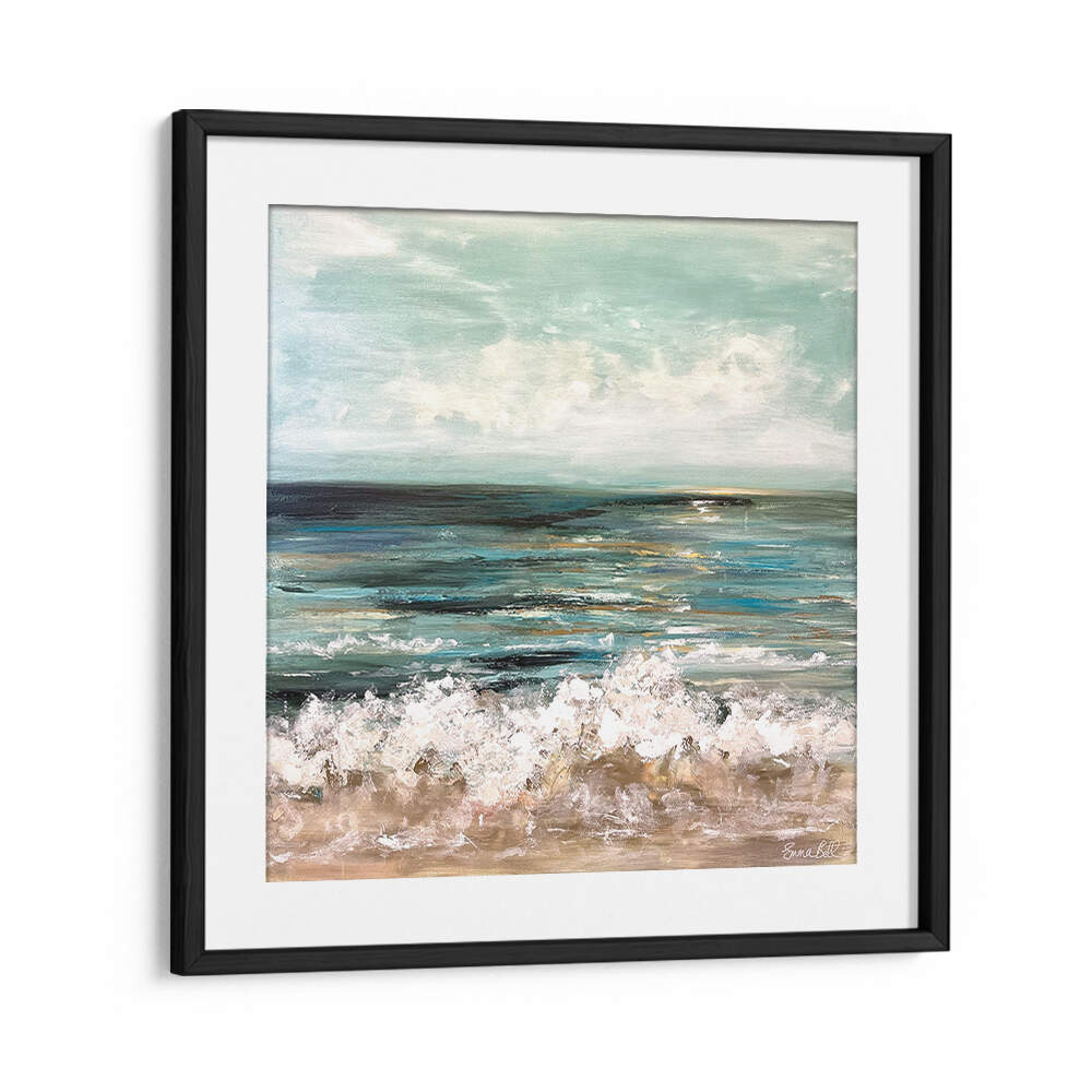 Tranquil SERENE SEASCAPE, LANDSCAPE PAINTINGS showcasing calming waves and soft colors, perfect for any serene space.