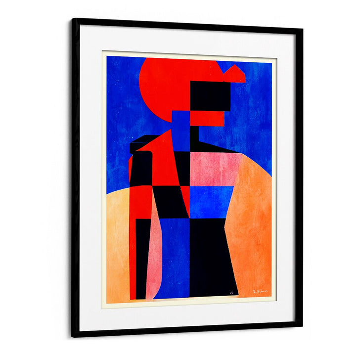 Stunning artwork from FIGURE XI, PORTRAITS, featuring vibrant colors and abstract human figures, perfect for any space.