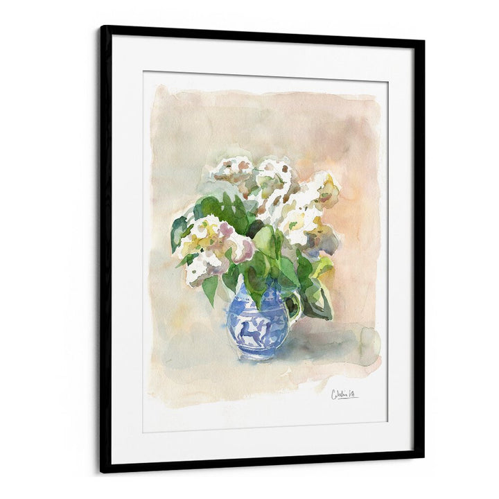 Stunning WHITE LILACS IN A VASE, FLORAL FLOWER PAINTINGS, perfect for elevating your living space with elegance.