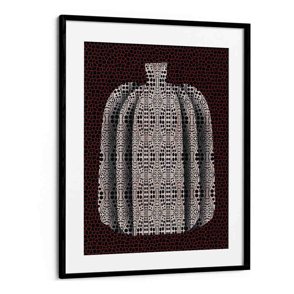 POLKA DOT PUMPKIN , FLORAL FLOWER PAINTINGS