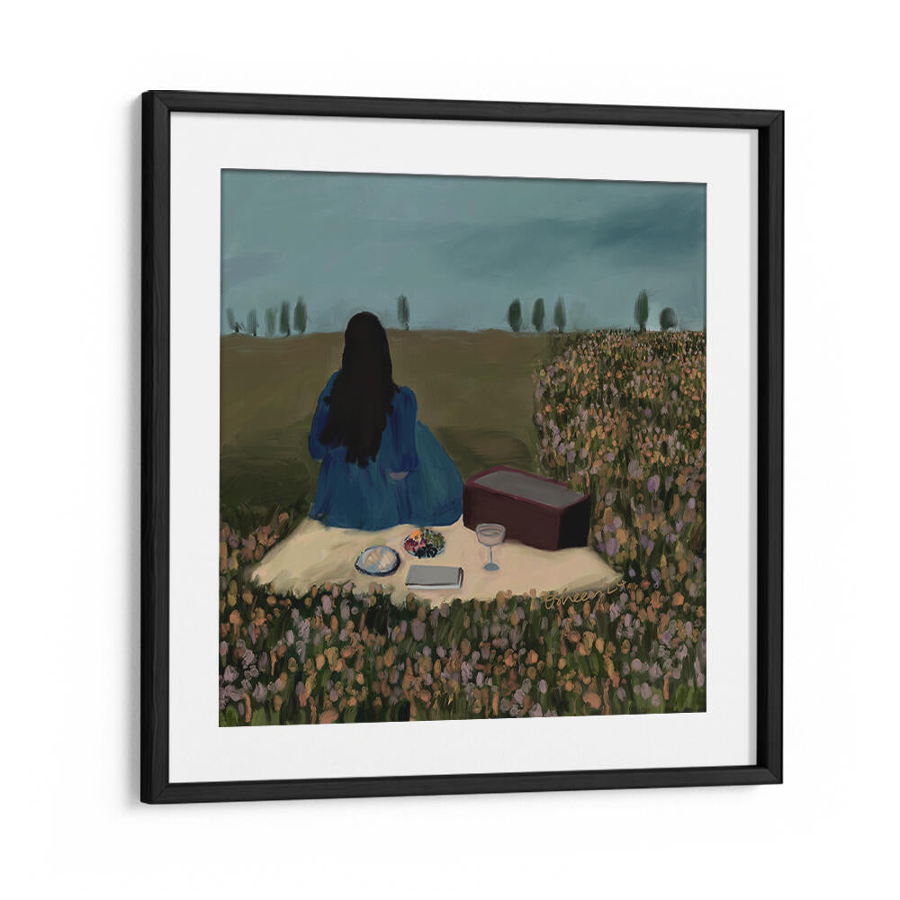 SOLO PICNIC DATE , PORTRAITS & FIGURATIVE ILLUSTRATIONS