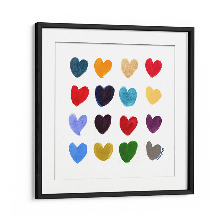 SQUARE OF HEARTS I , FASHION POSTERS