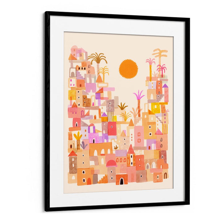 STACKED COLORFUL DESERT TOWN