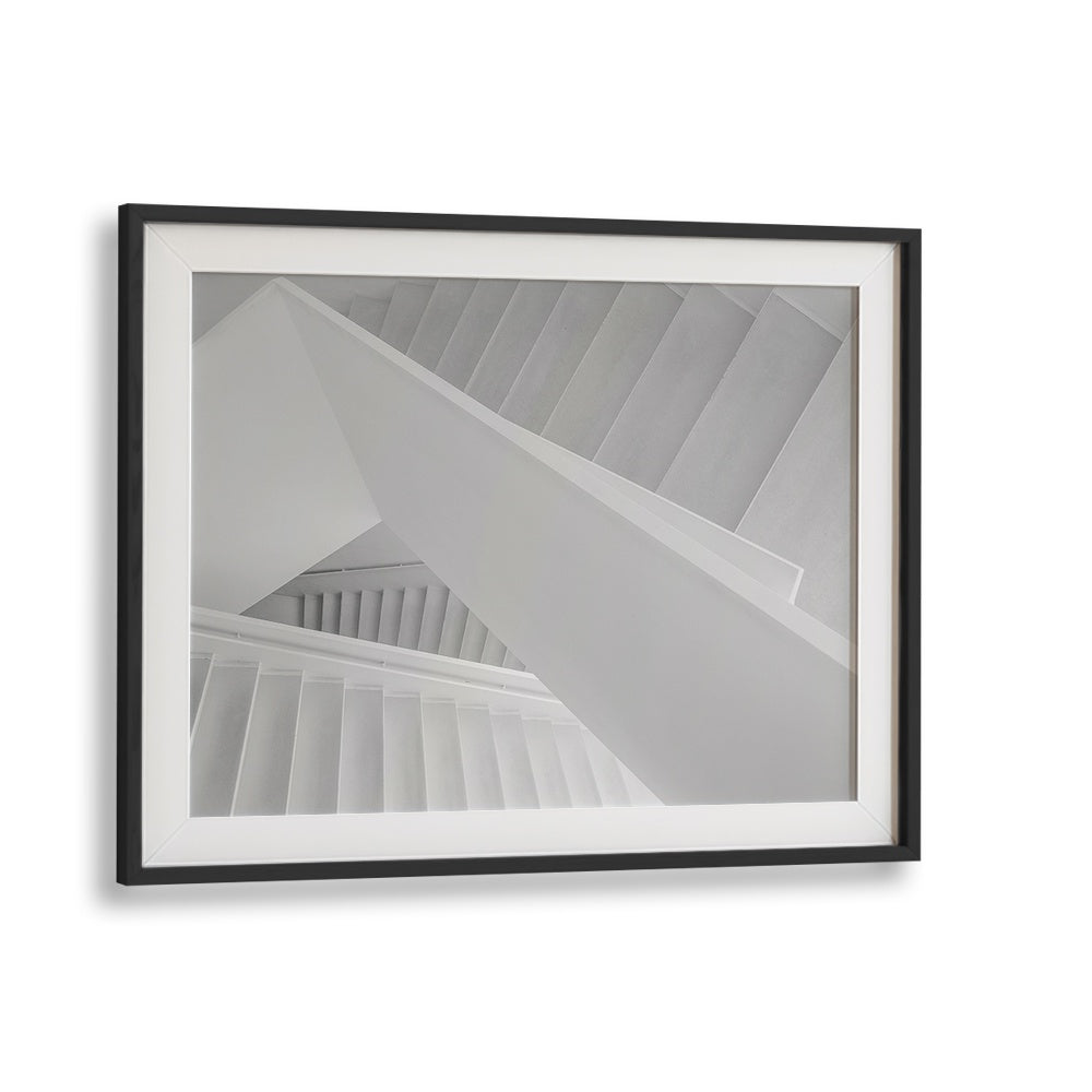 Elegant composition of stairs featured in STAIRS II, PHOTOGRAPHY PRINTS, showcasing urban fine art beauty.