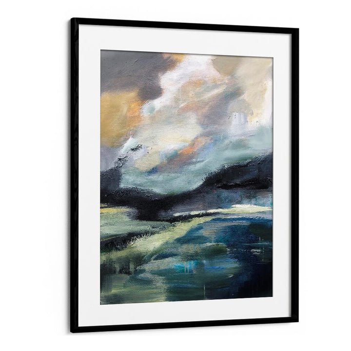 Exquisite STORMY HORIZONS, LANDSCAPE PAINTINGS showcase nature's beauty with captivating abstract designs for your decor.