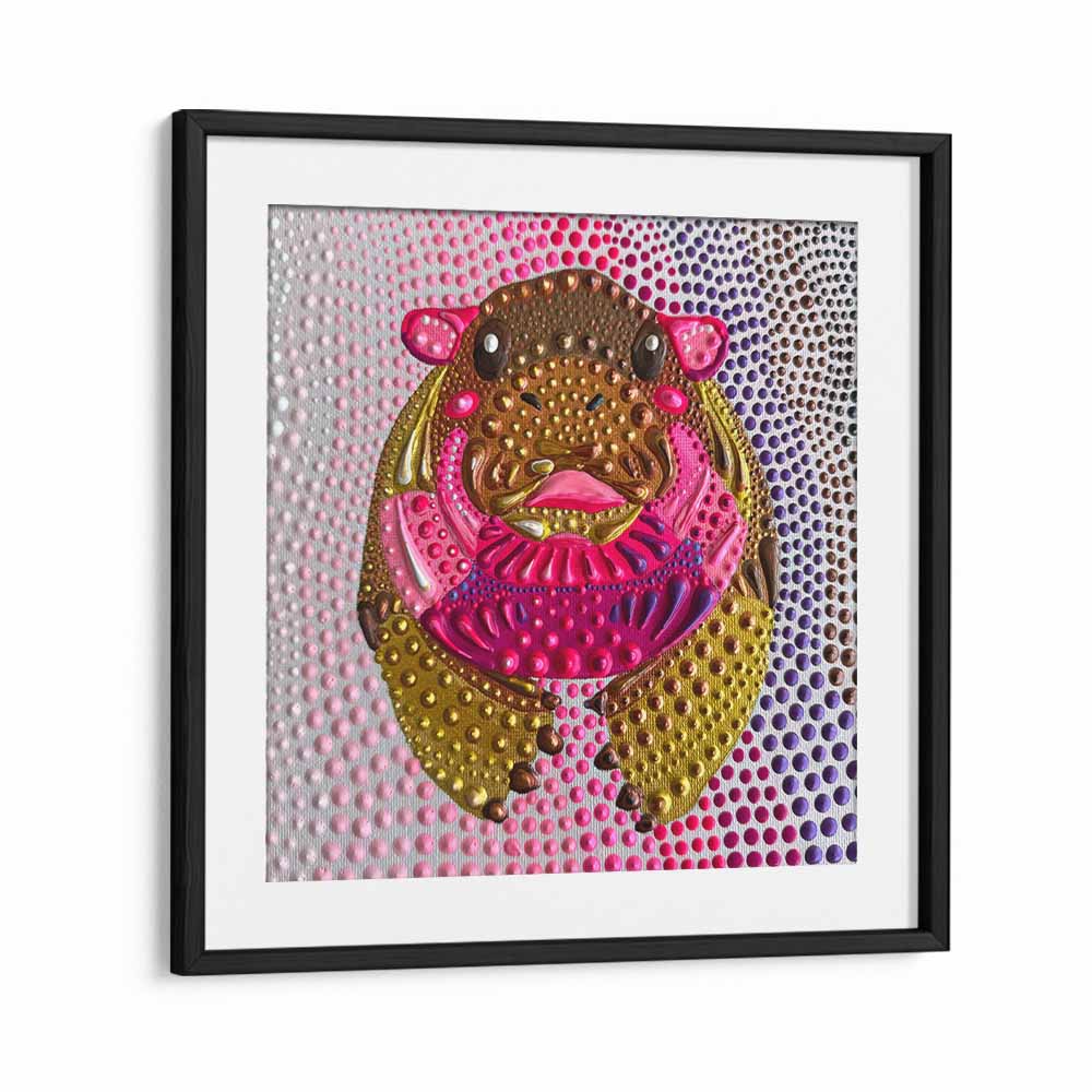Colorful stylized animal artwork, perfect for kids room paintings that spark imagination and creativity.